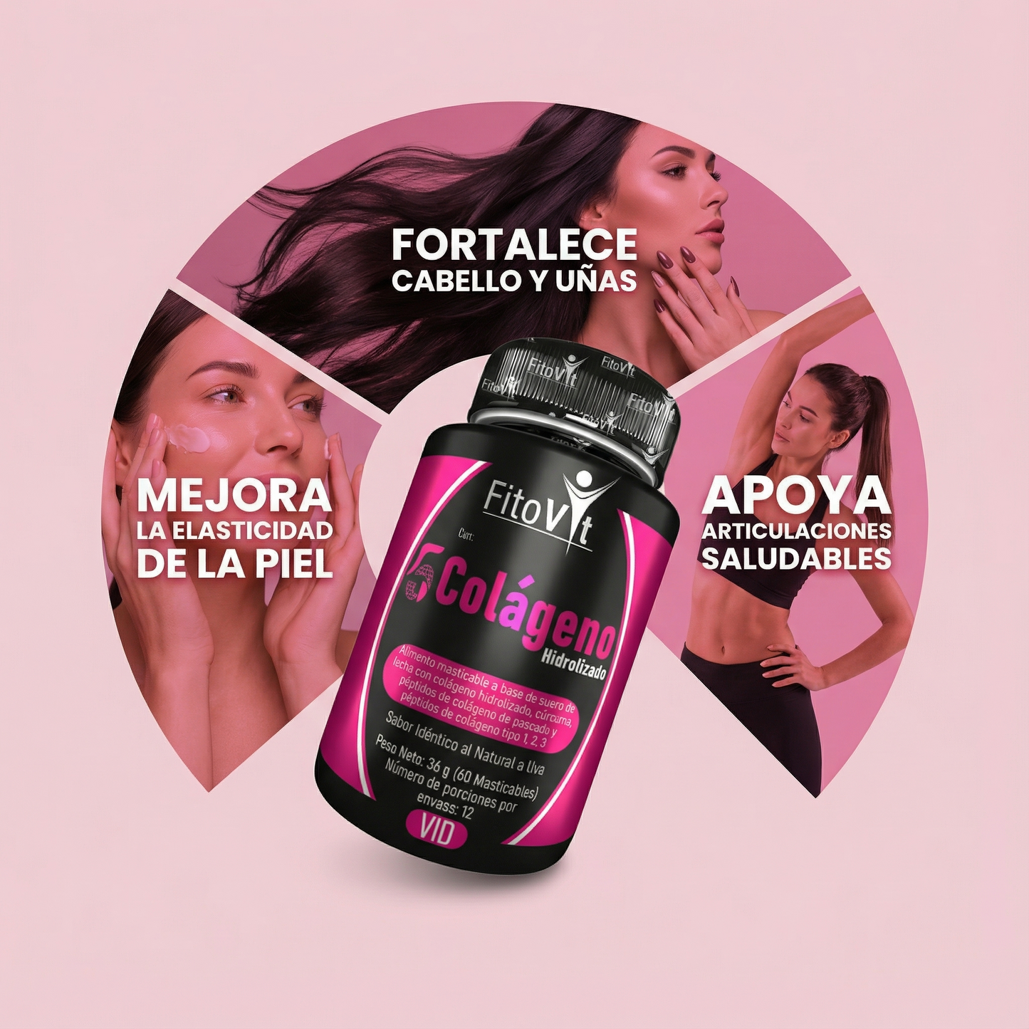 5 COLAGENOS X 60 UND FITOVIT